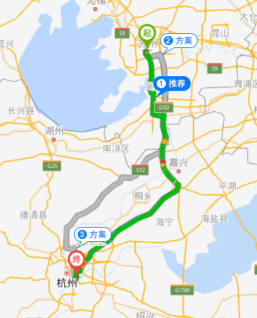 張家港到杭州物流專線行駛路線