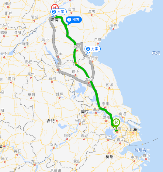 張家港到濟南物流專線行駛路線